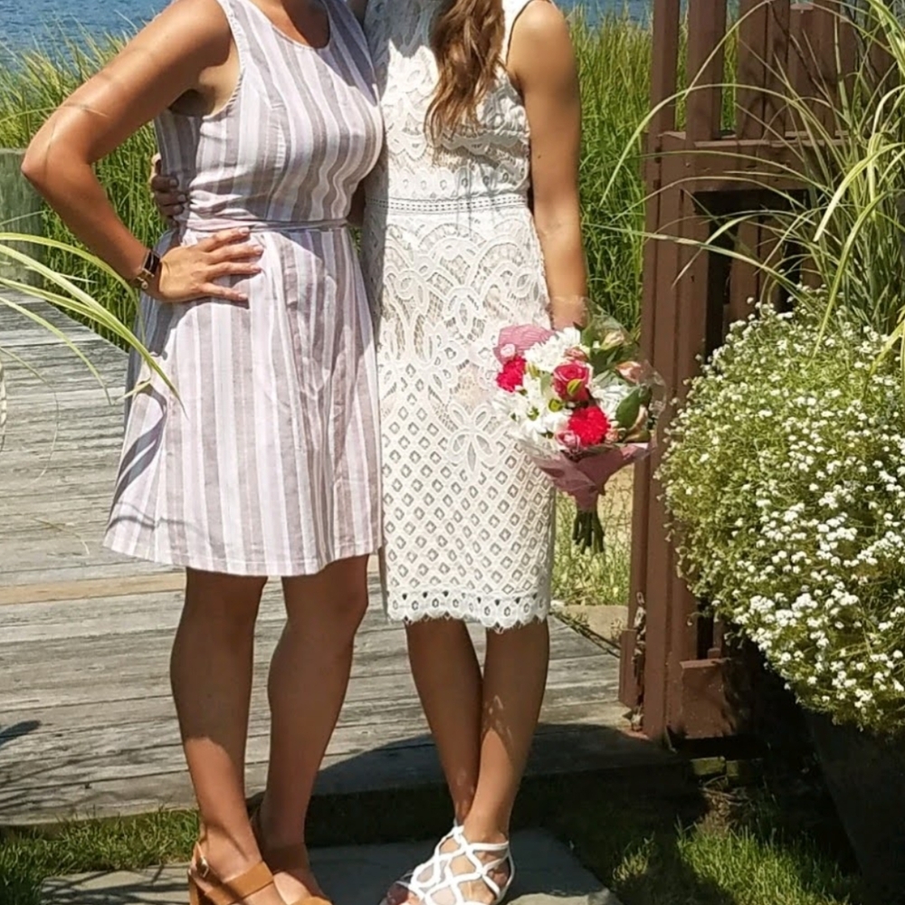 Elegant White Lace Dress